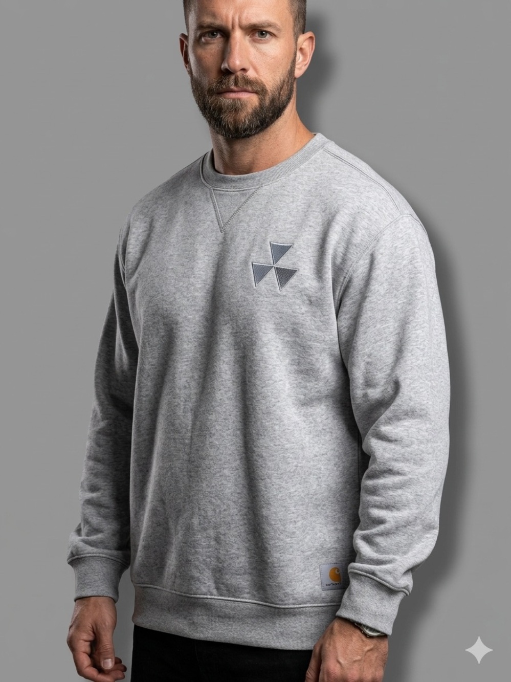 Carhartt Men's XL Loose Fit Crewneck Sweatshirt Gray K124 HGY Spring 2023